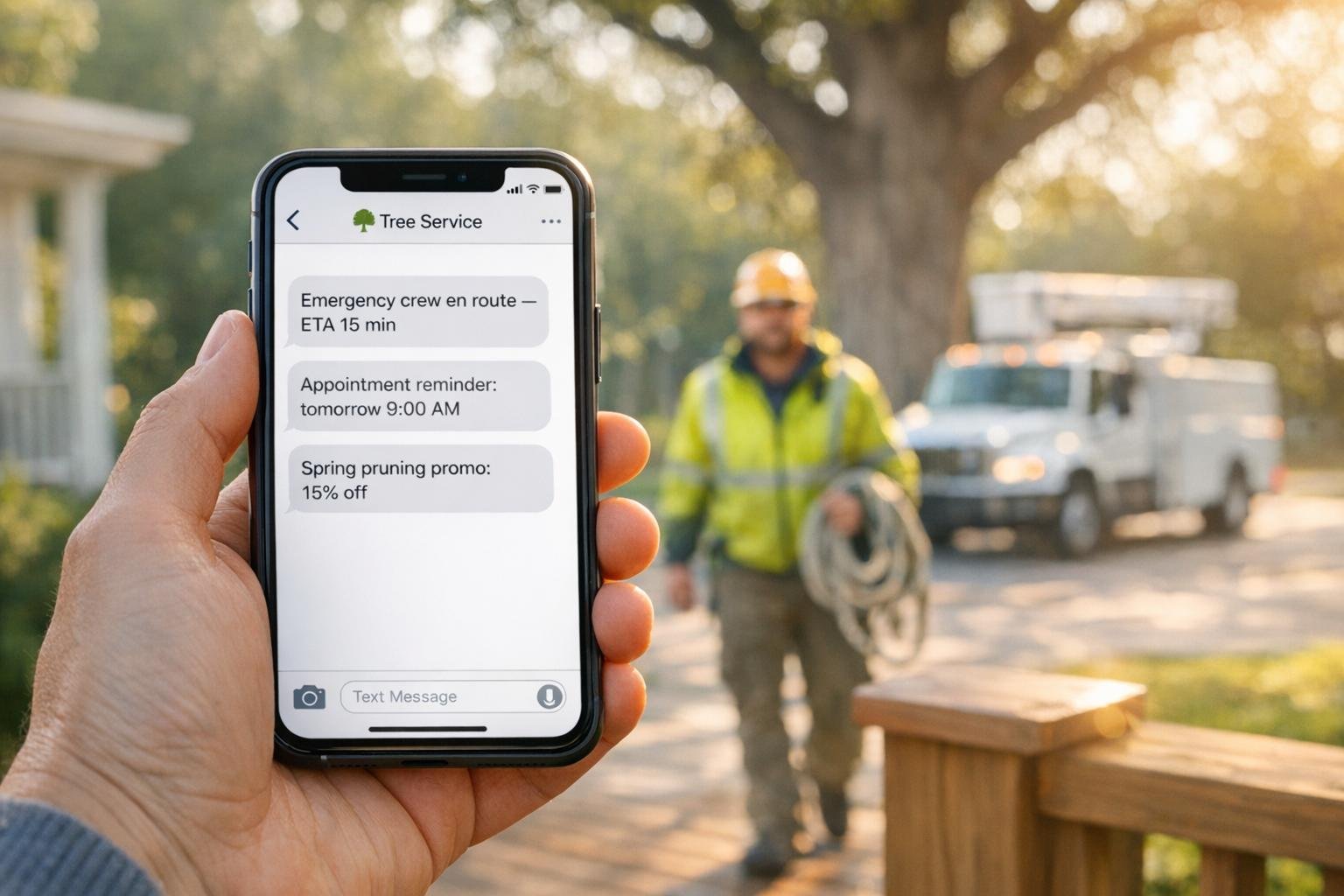Why SMS Works for Tree Service Marketing