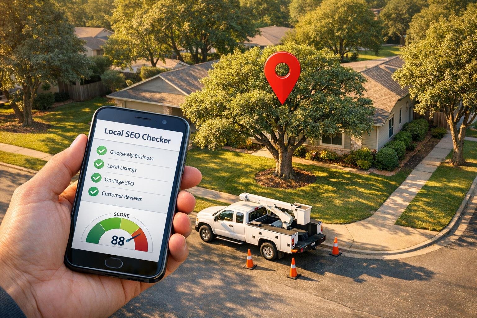 Local SEO Checker for Tree Services