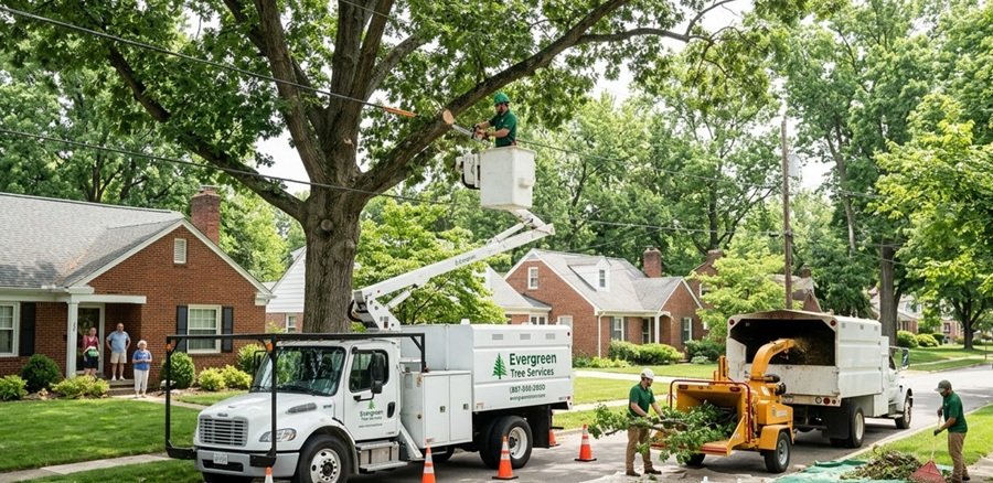 tree service busy with jobs because of marketing by tree company leads